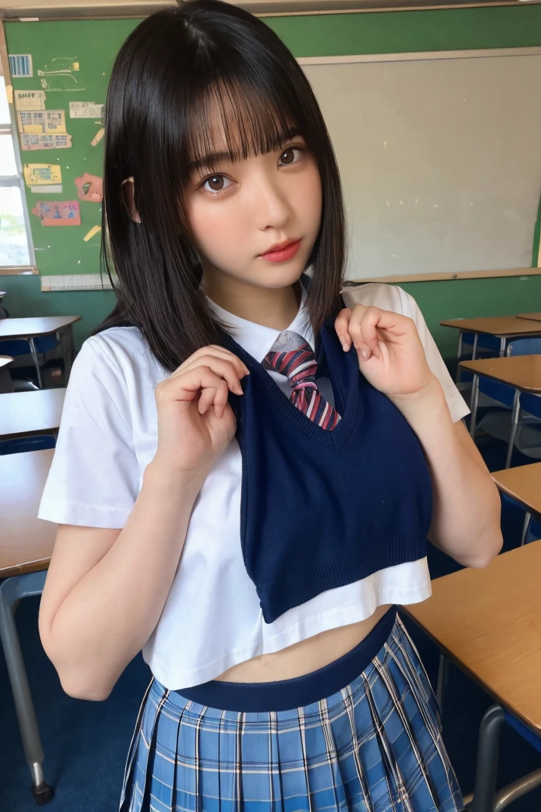 8K, high resolution, masterpiece, photorealistic,Tight T-shirt,A T-shirt that shows off your bust, Large Breasts, Big Tits, Patsy T-shirt, Pink small t-shirt, Accentuates the bust line clearly、 Accentuate your breasts, Very swollen breasts, K-Cup, Tシャツから胸の形が分かるほどにLarge Breasts,There are two nipples