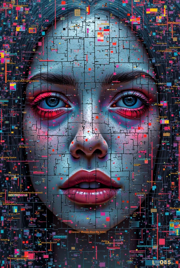 (masutepiece), Best Quality, Expressive eyes, face perfect,(gritty:0.9),(80's aesthetic:1.1),(neons:0.8),(Retro:0.9),(analogue:1.1),(独奏:0.8),(1 person:0.6),(Calavera:0.5),(Sunglasses:0.7),(shinigami:0.5),(Purple and pink color scheme:0.9),(glitched:1.1),(uproar:1.0),(Black and white:0.6),(Drooping letters:0.8),(The aesthetics of vaporwave:1.2),(digital distortion:0.9),(macabre smile:0.7),(blood splash:0.8),(darkness:0.9),