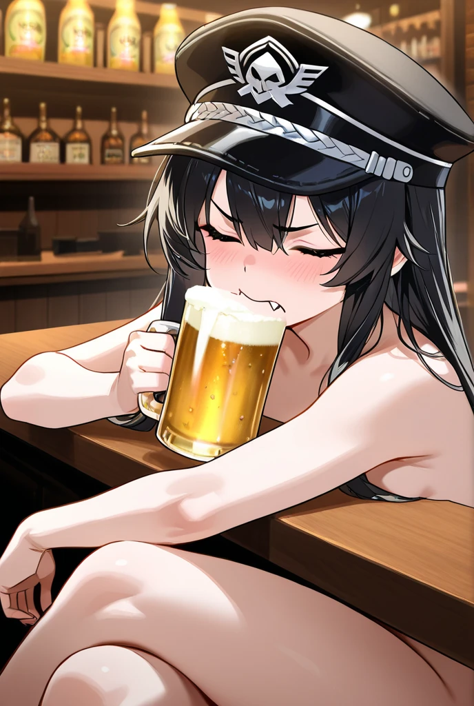 ,(((huge hole open anus))),(((cervix come out pussy))),((((caress)))),Nsfw,((dwarf,toddler body)),megumin,1girl,solo,breasts,blush,bangs,brown hair,black hair,red eyes,hat,navel,heart,beer mug,dark golden pee,(pee,poop),(((peeing in the beer mug in the hand))),(poop in the beer mug),(incontinence,white steam from pee),spread pussy,spread anus,pussy with dirt,thigh with dirt,beer full of cervix,poop full of mug,standing,beer mug between legs,((Straddle small beer mug)),from below,((((Shaved pussy)))),