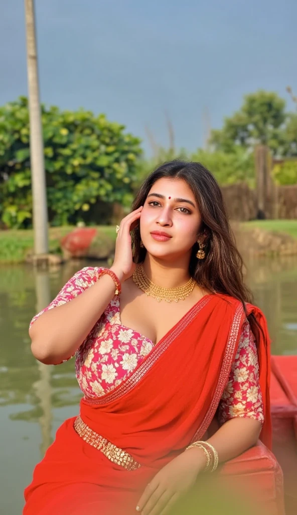 1 Heavenly beautiful and goddess beauty cute and sweet looking face Arabian female in front of Potala Palace, China, Heavenly beautiful Overweight, Heavenly beautiful Extremely fat, Heavenly beautiful and attractive Chubby figure , Heavenly beautiful looking and eye catching luxury style floral saree , reaching out, Heavenly beautiful Arabian woman, 16k, High resolution, masterpiece, highest quality, fine skin, outside view, Realistic Photograph