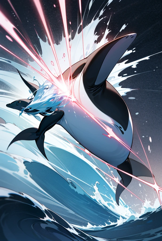 Anthropomorphic whale、Ocean、Villain、female、Sturdy