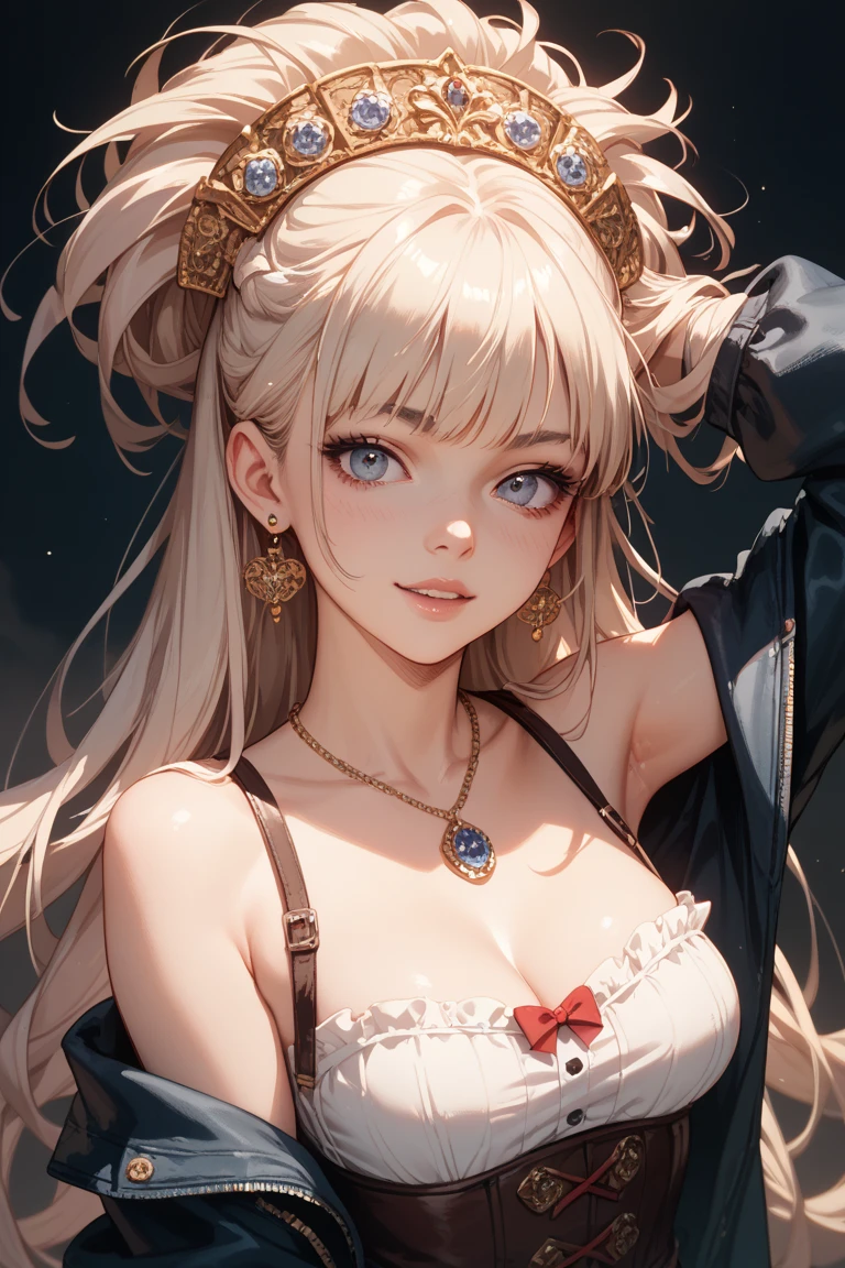 (chainsawman、Makima)、Brown skin、onepiece、(Orange braid)、Young、cute、Beautiful highschool girl、Perfect Style、Large big tits、Emphasizes cleavage、emotionless、Realstic、Realistic、8k、extremely detaild、best qualiy、Top image quality、ultra-highres、A masterpie、only girl、(The background is a temple in the Japan)、