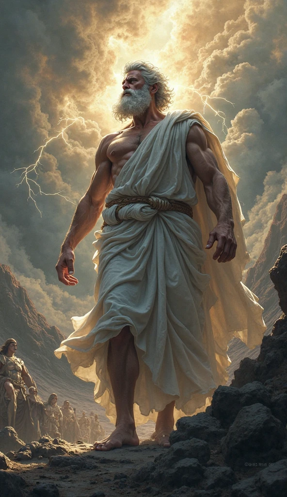 Zeus - God of the sky and ruler of Mount Olympus in Greek mythology.