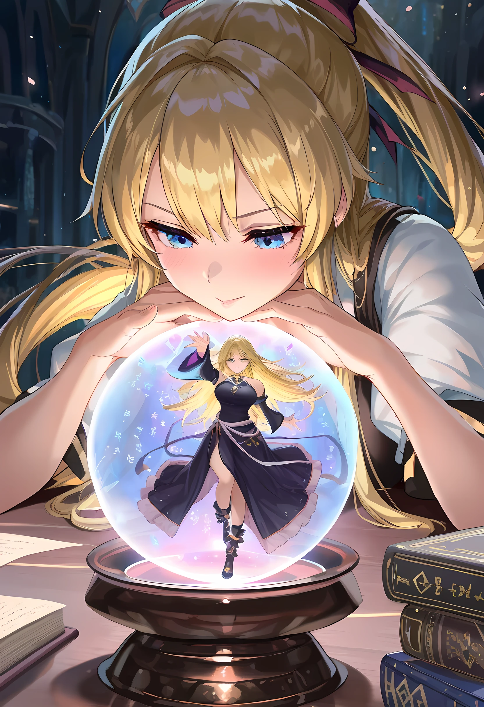 A homunculus woman being cultured in a high-tech laboratory, with a strong emphasis on the cultivation process and the breath of life. The scene depicts quantum mechanics phenomena, Gestalt collapse, Steins;Gate, and the Realm of the Gods. The homunculus woman is in a dynamic pose within a futuristic cultivation chamber, surrounded by floating equations, diagrams, and mystical symbols. She is undergoing continuous cell division and molecular bonding, showing the spark of life and evolution within the chamber. The environment is filled with advanced technology, holographic displays, and alchemical apparatus. The lab is illuminated with glowing blue and green lights, and the overall atmosphere is dramatic and intense, highlighting the deep and complex scientific and alchemical exploration. Visual distortions and fragmented imagery represent the fusion of science and the divine. --vivid colors, --dynamic pose, --sharp focus, --dramatic lighting, --realistic anatomy, --max, --rt, --high_quality, --ultra_detail, --intricate_design, --extremely_detailed --hyper_realistic, --zenith, --sezy --diva, --ultimate_quality, --supreme_detail, --flawless_render, --homunculus