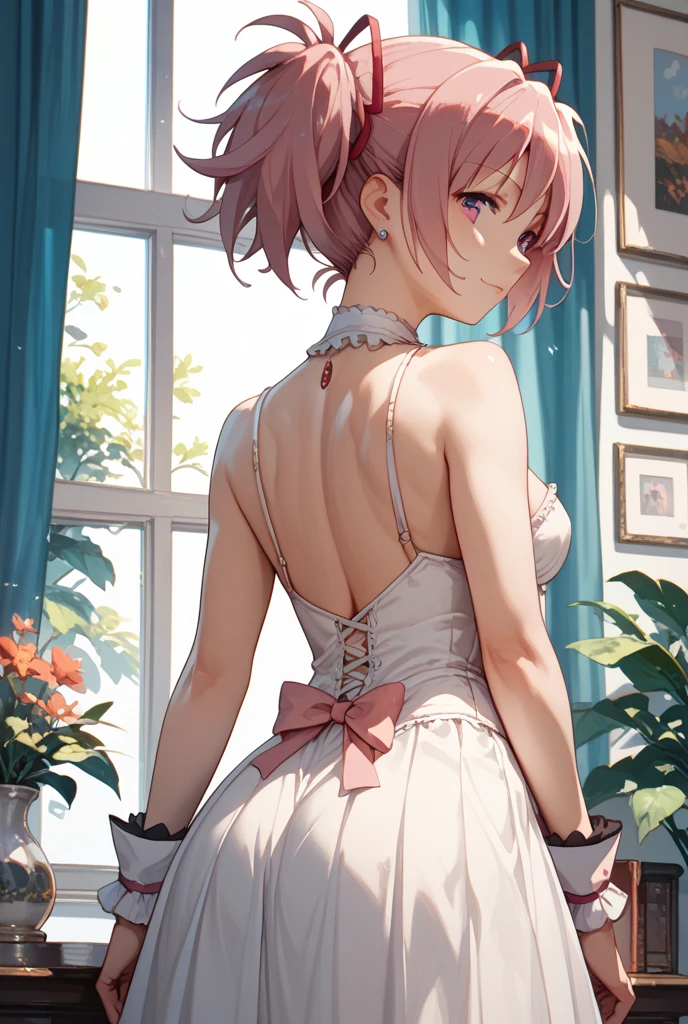 High school students, a beauty girl, silber hair, feel ashamed, tiny chest, Hanging your wrists with a noose