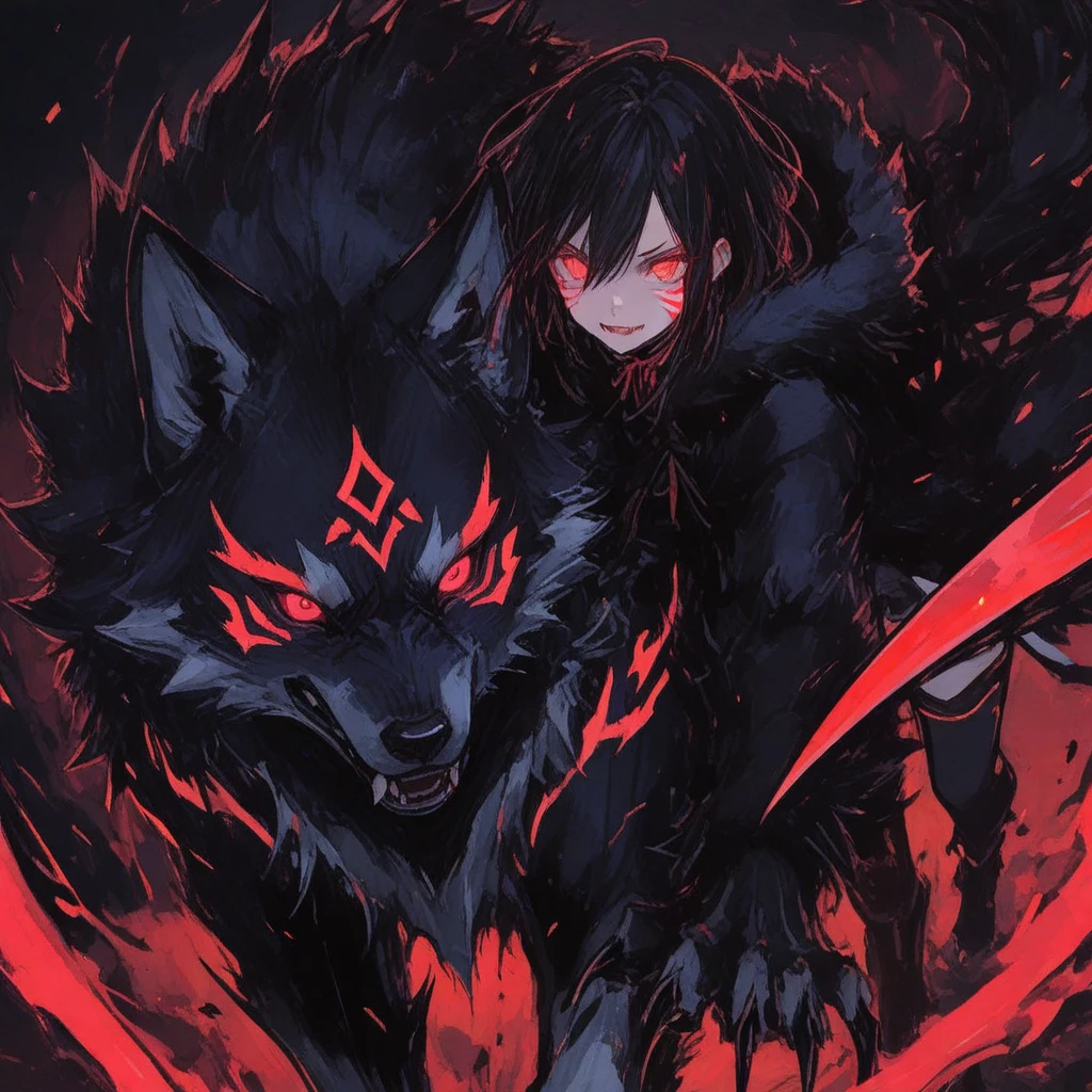 A young man with short white hair, red eyes, masculine face. Wearing a black hoodie with gray details. He is standing, looking to the side. On a center of a city. Dungeons and Dragons art direction, studio ghibli Style