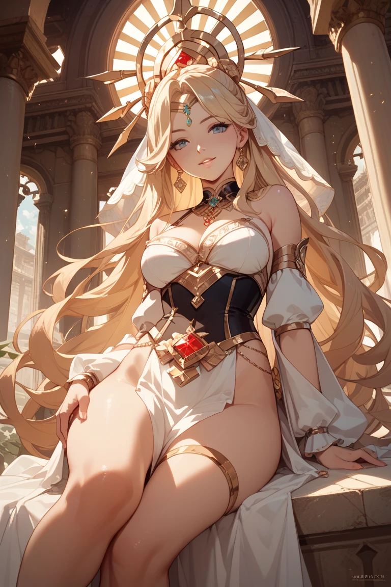 (Best image quality),masterpiece,8k wallpaper,One Woman,22 years old,Europe,((German folk costume)),(Blonde,Golden eyebrows),(Glasses),((Large Breasts)),Cleavage,((Brown Skin:1.4)),.On all fours,Looking up at the audience,Captivating smile,Pink Cheeks,The background is a German village,Natural soft light,frontage,70 degree angle of view