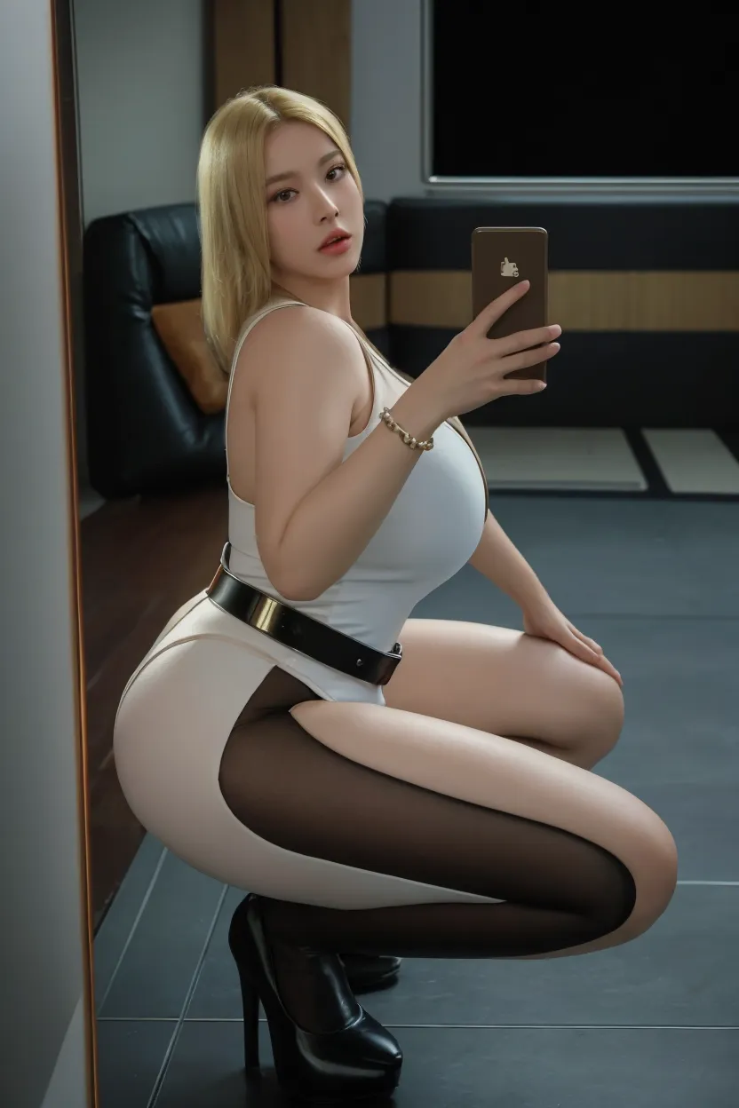 at party, aroused, necklace, earrings, full body, short grey hair, brown dress, cleavage, superb, ultra-high-definition, RAW photo, realism: 1.25), (bright lip gloss, long eyelashes, smooth face , bright skin, natural shadows, wide light, wide light, depth of field, strong colors, subtle caustics: 0.8), smile, (big tits), v6