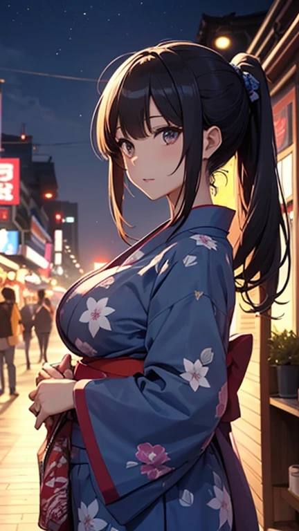 (top-quality、hight resolution)、(((Clothes that are on the edge)))、(loud laugh)、Lewd eyes、nsfw、from front、Strip theater、Strip hall、Emphasizes cleavage、Overconfident