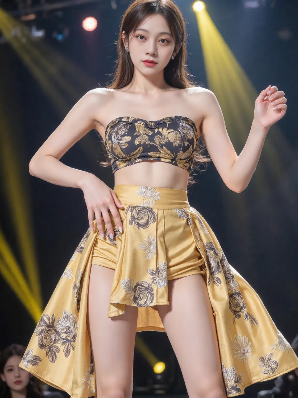 Long hair Alawi woman in black dress and necklace, Gorgeous young Korean woman, beautiful Korean women, lalisa manobal, Korean girl, Choi Hyun-hwa, 8k selfie photograph, Beautiful young Korean woman, ulzzangs, Yoshitomo Nara, xintong chen, jaeyeon nam