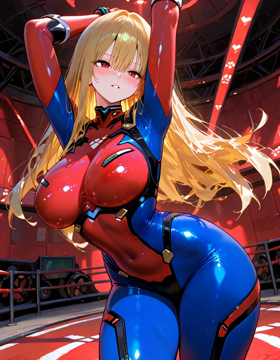 ((masterpiece)),((best quality)),(ultra-detailed),(an extremely delicate and beautiful),detailed backgroud, ahegao,double peace,lying on back,3shota boys,1girl,multiple boys,vaginal penis,hand job, clothed,hetero,(1muscular girl:1.4),(long hair),straight hair, (blonde hair), light blue eyes, (huge breasts), pale skin,shiny skin,(rolling eyes:1.4),(trembling),((She wears plugsuit)), cum in pussy,(cum on clothes:1.4), cum on breasts,cum on body,cum facial, bukkake, cum in mouth,cum on hair,(excessive cum),(3shota boys,short stature:1.4),((smug)),small penis,(wrestling ring),