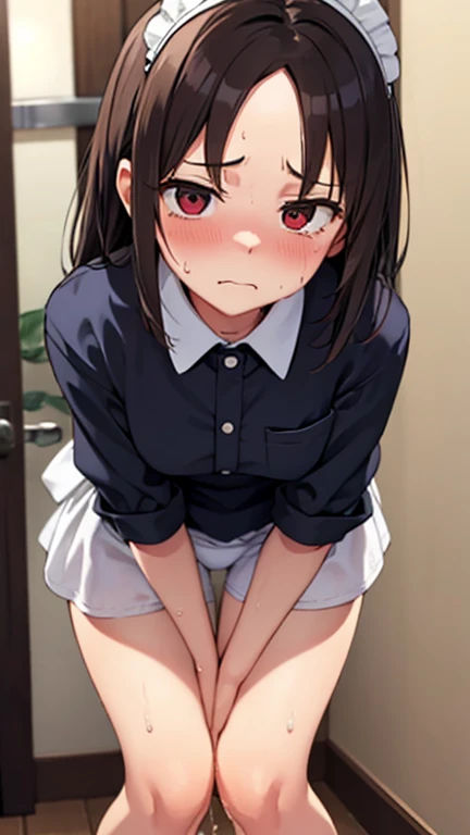 (1 person、alone), Beautiful woman, (Anatomically perfect body, thin、(OL, office lady)、(Short sleeve blouse、Highest、Pencil Skirt)、 (Looking down, Downward:1.1)、 age、(Highest品質)、Black Hair, (Half Up:1.2), (inner thigh, Leaning forward:1.1)、(Squat)、(office)、(8K, High resolution)、(shy:1.4)、Small breasts, (vapor:1.1), (Embarrassing:1.3)、High resolutionの顔、(Pussy juice:1.2), (Embrace your chest), (close ~ eye), High heels、Get wet、(blush:1.3)
