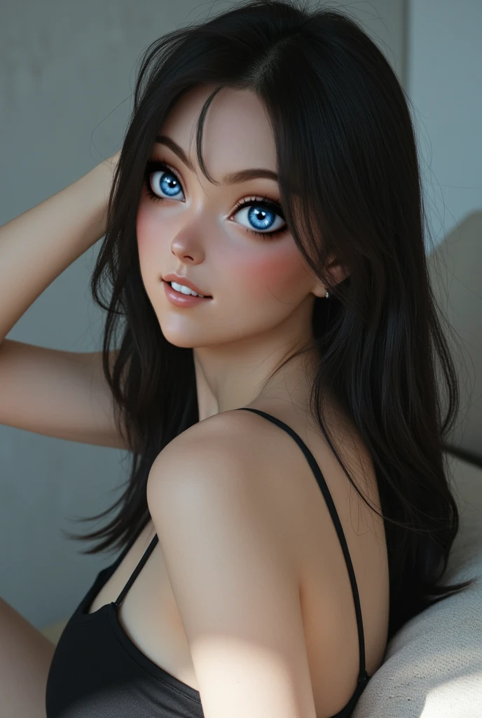 (extremadamente delicada y hermosa: 1.2), (petit young girl), flequillo, ojos azules, borroso, fondo borroso, lazo, brown-hair, boca cerrada, de lado, cabello entre ojos, lazo para el cabello, linterna, light particules, tanga, mirando al espectador , cabello mediano, noche, lazo rojo, solo, estrella \(simbol\), cuerpo completo, sonrisa, labios rojos, pose sexy.
(obra maestra: 1.0), (mejor calidad: 1.4), (Ultra HD: 1.2), (fotorrealista: 1.4), (8K, fotos RAW: 1.2), (enfoque suave: 1.4), (foco nítido: 1.4),nude, nipple