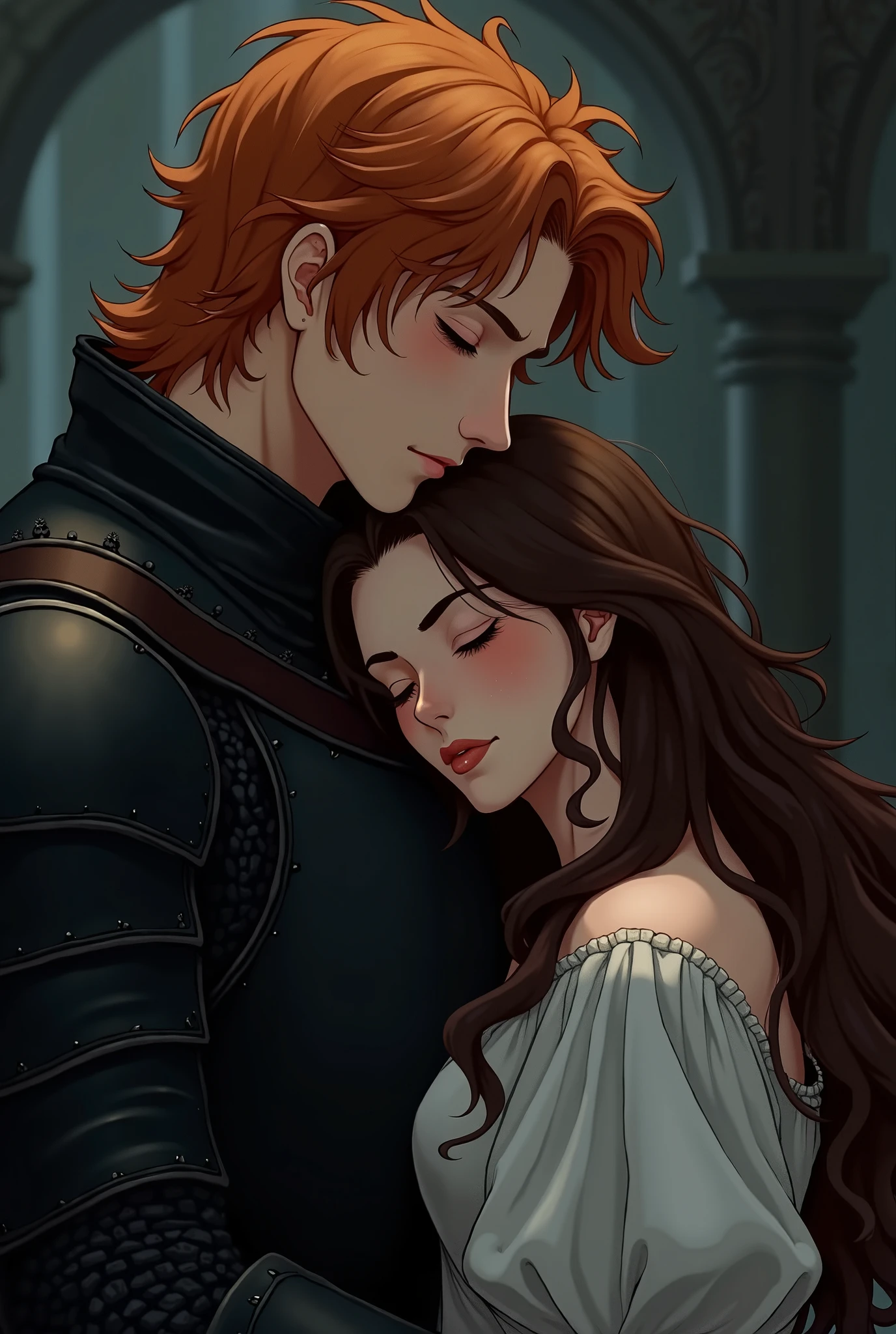 Sansa stark crying on Edmund pevensie’s shoulder