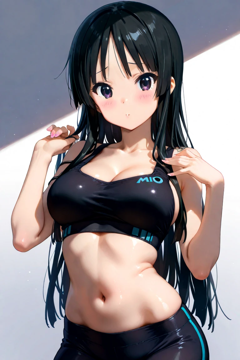 1girl.black,glasses,underboob,cowboy top,peace sign,sleeveless,cleaves,coverd nipples