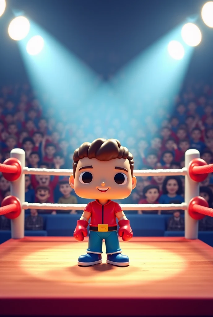 Man boxing against depression, disney pixar style