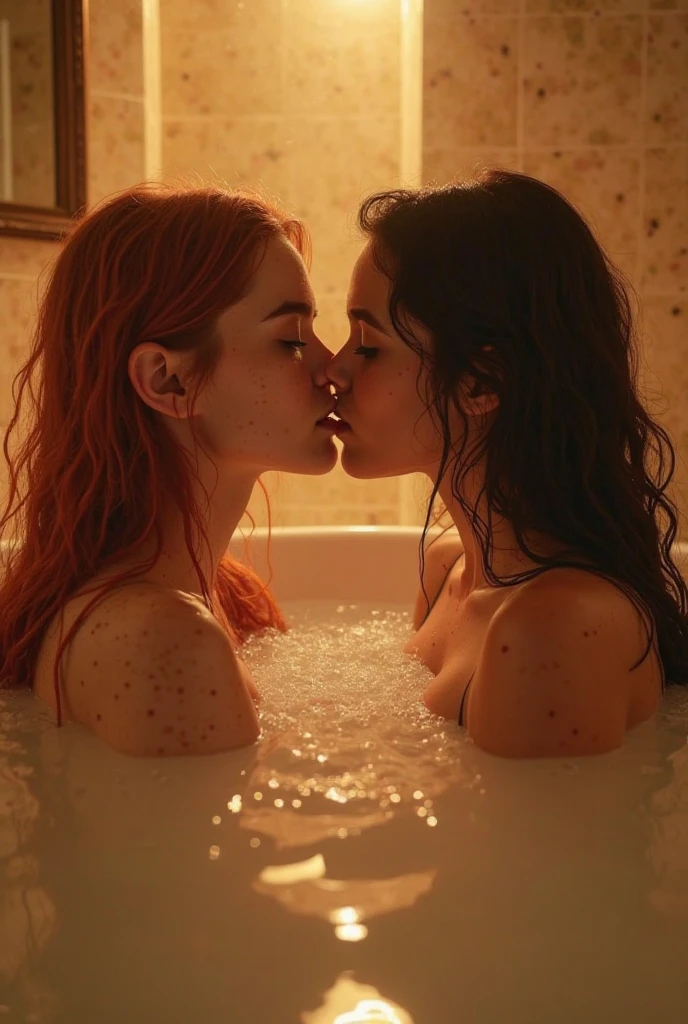 Amybeth Mcnulty licking ass of another amybeth mcnulty in the shower naked, hot, sexy, lesbians, , ass grab, 8k, best quality, steamy, seductive, pale skin, freckles, ginger hair, small butt, white skin, , amybeth mcnulty, , rimjob, ass licking