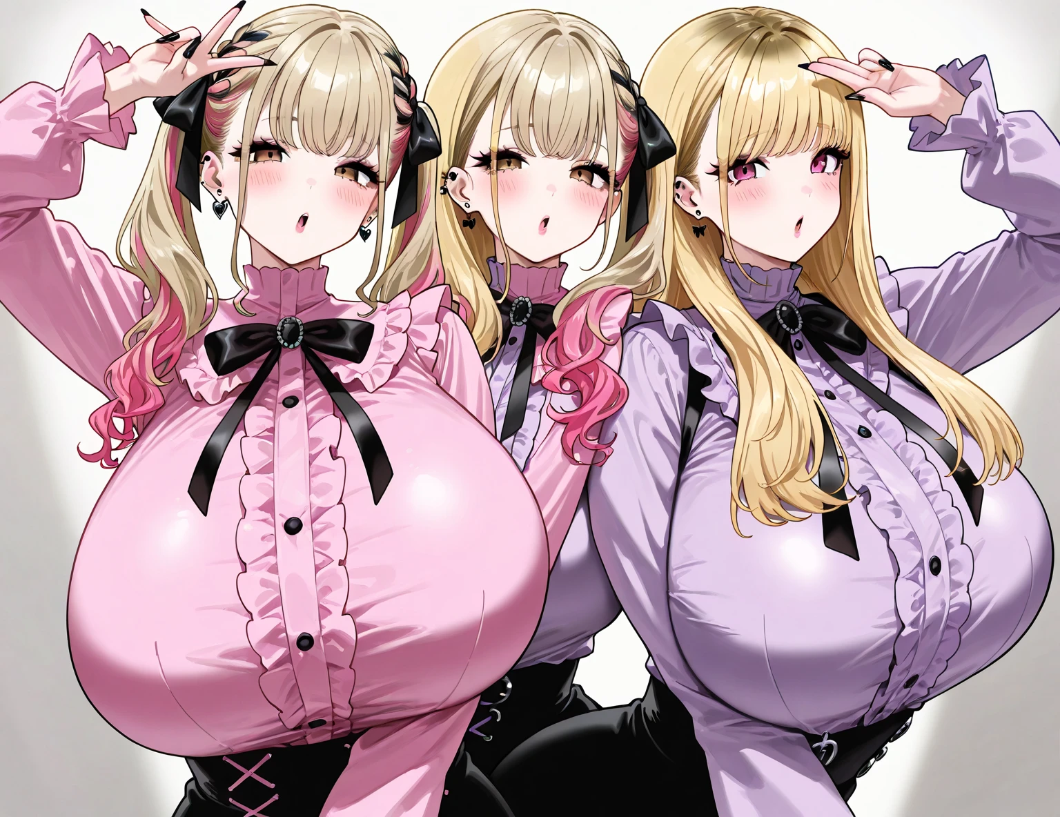 masterpiece, Highest quality, High resolution, Big Breasts、A lot of women in a very narrow and dimly lit elevator ,Six Women、Bunny Girl Suit、Heart symbol and sound effect、The viewer is looked down upon by a tall woman.、A chest full of sperm、There is only one viewer dick、Penis between 、Bukkake、Pant voice、Bright beautiful skin、Blunt bangs、Blunt bangs、The women tremble with joy、40-year-old woman、They are all very tall、Surrounded by tall women、A composition that expresses many things.、Bully、Adult women、Big body and small head、Harem、Many women are lined up、Black Hair、Blonde、titfuck、Nippleaternal、A kind smile、First Person View