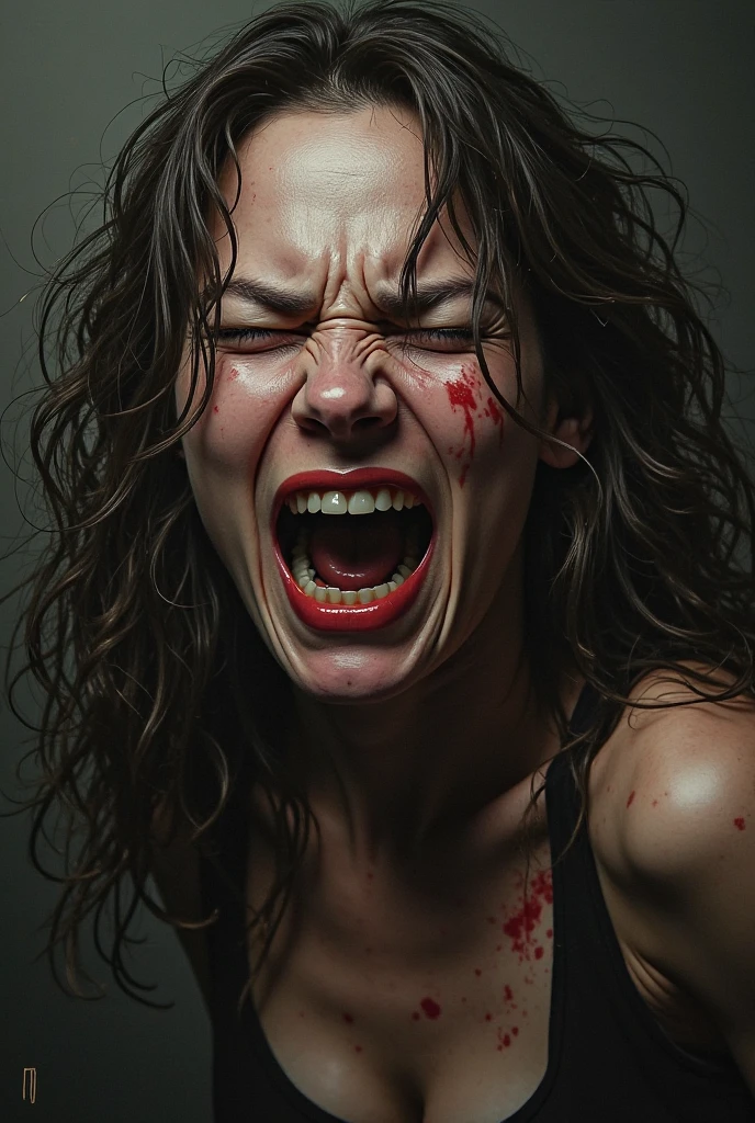 Make me 10 pictures of angry and furious people