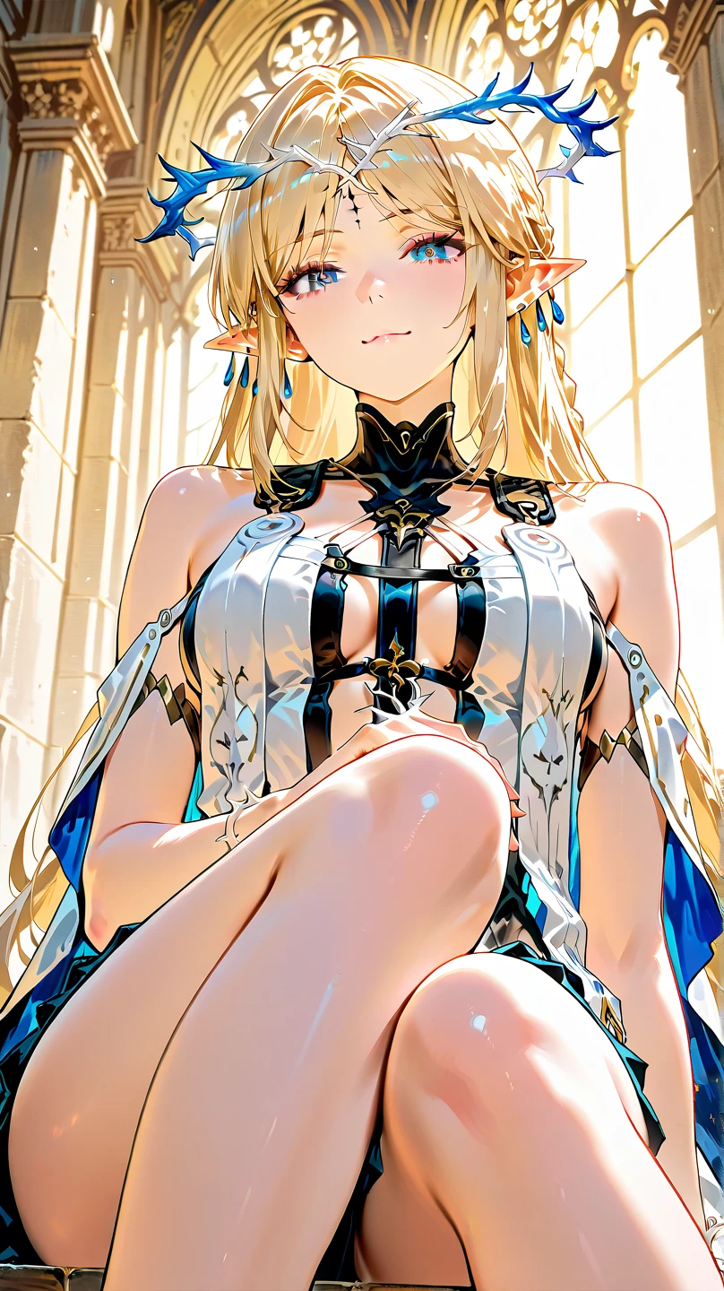 one person, one girl, 1 girl,20 years old woman, Extremely delicate and beautiful, a blond, soothing tones, muted colors, High contrast, (Natural skin texture, hyperrealism, Soft light, edgy), Huge breasts, thick-thighs, slim waist, :), Racing Girl,