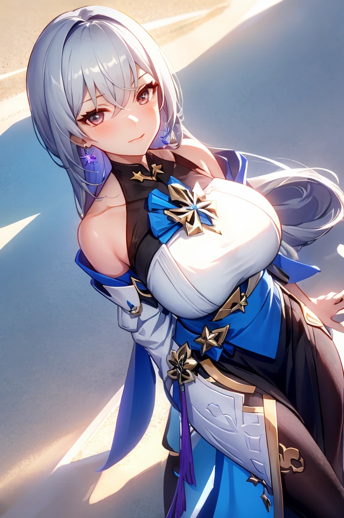 1girl, Miyamoto Musashi, Fate/Grand Order, anime style, ultra realistic, high detail, sexy pose, sexy, beautiful, exposed skin, slender, exposed breast, nipples, nude, moon, stars, absurdres, high res, ultrasharp, 8K, UHD, retina, masterpiece, accurate, anatomically correct, perfect anatomy, textured skin, super detail, high details, high quality, award winning, best quality, high res, looking at viewer, detailed eyes, four fingers and one thumb per hand, perfect hands