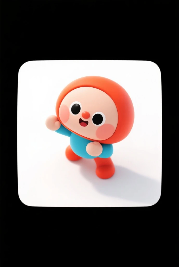 There is a small toy,There is a pink hat on it, Pink Iconic Character, kenny wong x pop mart, vinyl toy figurine, Lovely! C4D, (Pink), Chebrushka, Vinyl Designer Toys, Pink's nose, Lovely pocelain doll, glowing pink face, Lovely cartoon character, Kawaii, biscuit, Lovely character