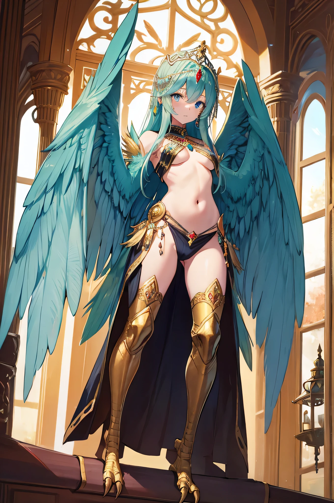 goddess legendary monster animal-titan creature woman undress primitive-animal