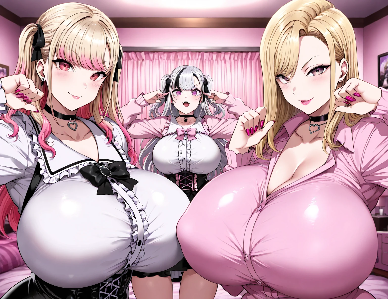 ((Skirt )), (Seduce with a bet, Ecst),((A large group of bold and sexy auntie40 years old,),High heels,Multiple Girls, Group photo, line up, Harem, (Five Girls), (Ultra 8K CG, picture-perfectionな顔, perfectionな顔, Beautiful Face, masterpiece, high quality, 最high quality, perfection, clean, Professional artwork, Famous works of art), Improve, BREAK Hair Ornament Net, Shiny skin, (Underbust), belly button, abdomeini skirt,Maid uniform, Transparent clothes, Apron skirt, Grin, Grin, very thick lips, Very long eyelashes, (Huge breasts), (Chubby,, Big Belly, (Pussy juice), Royal Backg, garter belt, topless