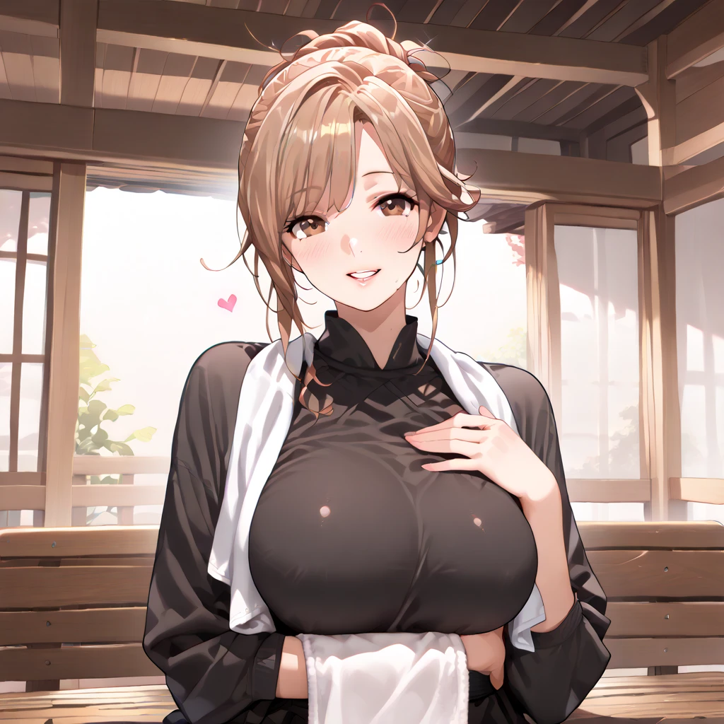 cecily,<lora:Cecily-15:0.75>,solo,large breasts ,long hair ,apron