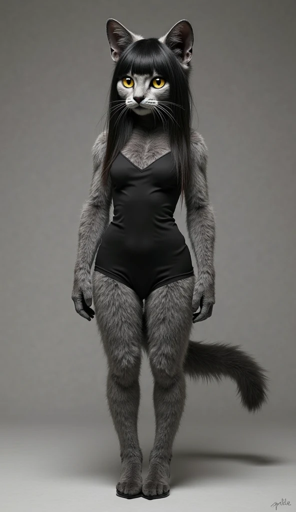 Wolf Woman full body sexy beasts breasts on Skinny Crop Top