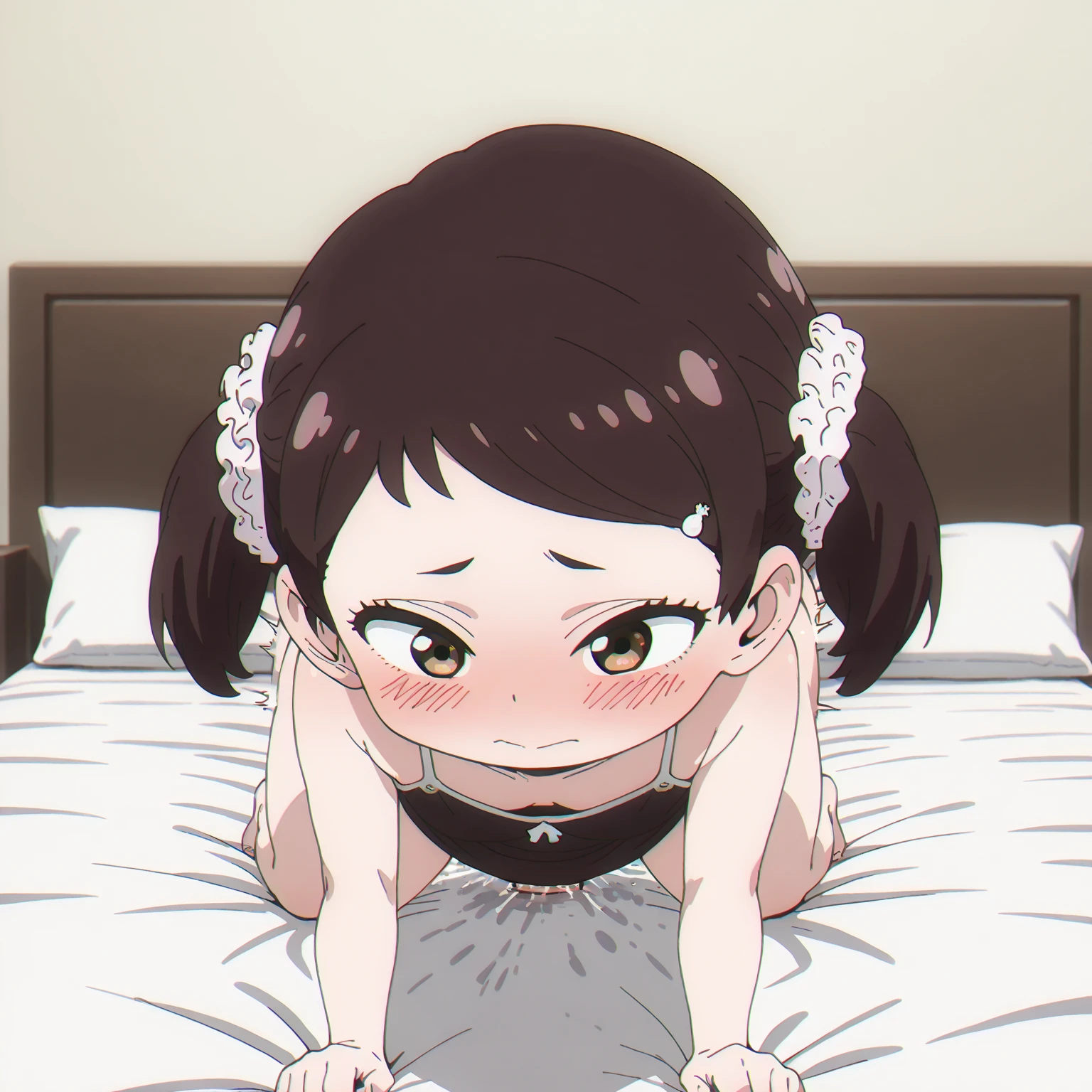 (best quality, masterpiece),mine, , details), (Light and shadow oxtail,,, bed background, Cute girl posing on pillow,,, ,Pillow,(piles of Pillow),Upholstered,((four poster bed)),Soft pillow quotation,,Lots of Pillow,,(Pillow),,The love surrounding the protagonist,steam,,,Luxury Pillow),,(luxury bed),(Gorgeous pattern pillow),luxurious pillow,(bedroom ),,,pillow humping,hump,open mouth,,red eyes,,kneeling,(Love around the protagonist),(Steaming hot),(pillow),Four poster bed,Canopy bed,Lots of pillow heads,princess bed