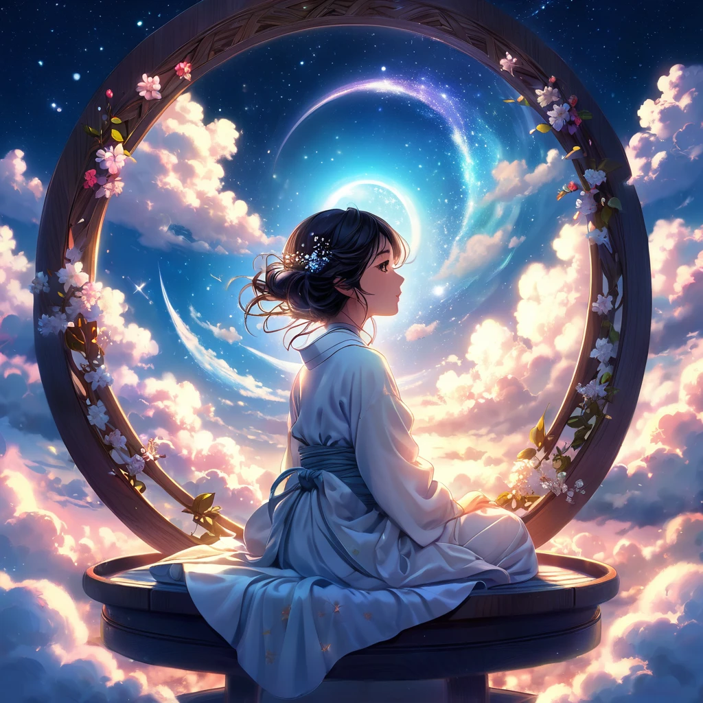 Attraction、Laws of the Universe、Karma、Angel、energy、fluctuation、Starry Sky、Milky Way Galaxy、planet、temple、