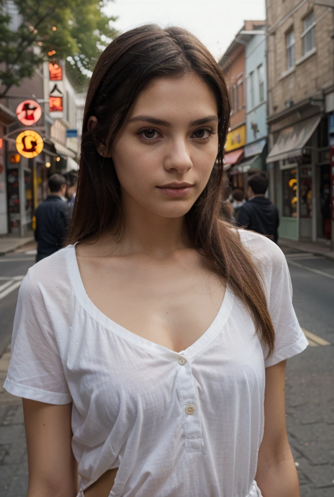 a selfie of a pretty young woman, taken with iphone camera