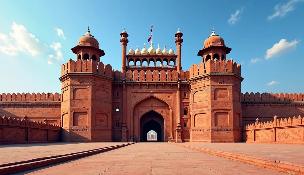 India flag on red fort