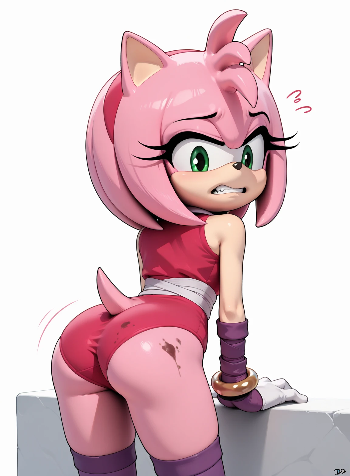 Amy Rose, naked, naked, pose sexy, sucking a penis
