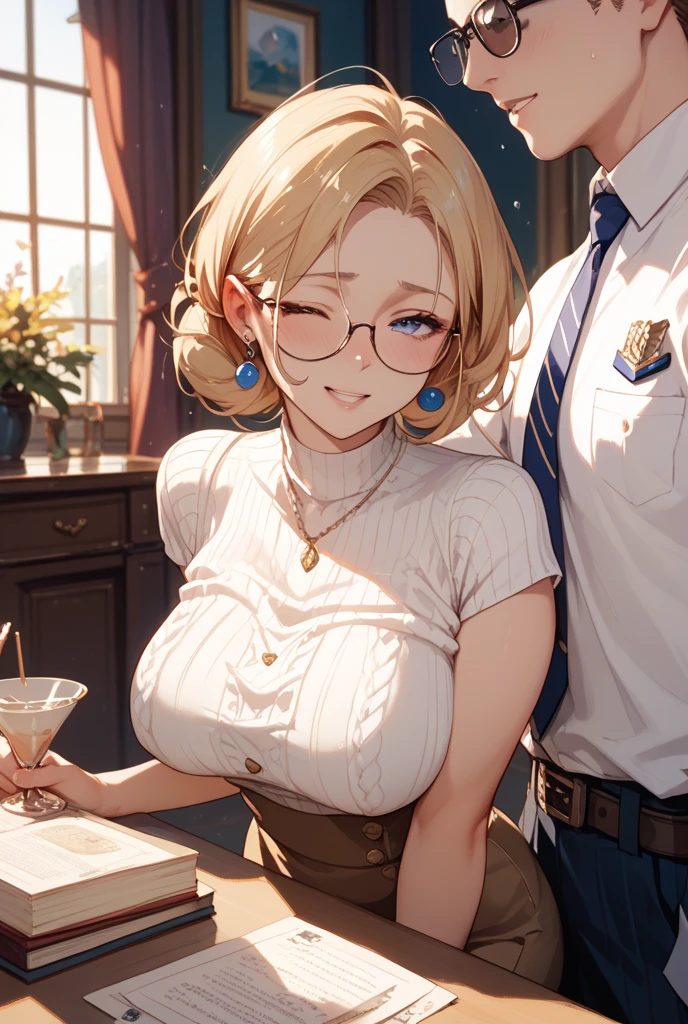 best quality Saber big breasts Butler Glasses