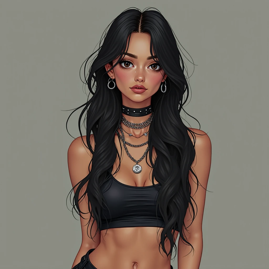 arafed woman in a black and white top and black velvet pants, a portrait by Alexis Grimou, tumblr, renaissance, dressed anya taylor - joy, wearing a cute top, wearing a sexy cropped top, beautiful taissa farmiga, crop top, dressed in a top and shorts, gorgeous young model, sydney sweeney, a beautiful teen-aged girl