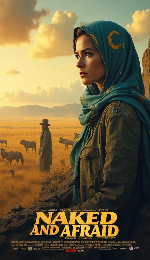 large group of people immigrating from a region to other... arid, dry place, poor people with suitcases, bags, torn clothes, among the people many women and children - air of desolation - realistic image, strong colors, in terracotta tones - vision of top 4k resolution, full of details