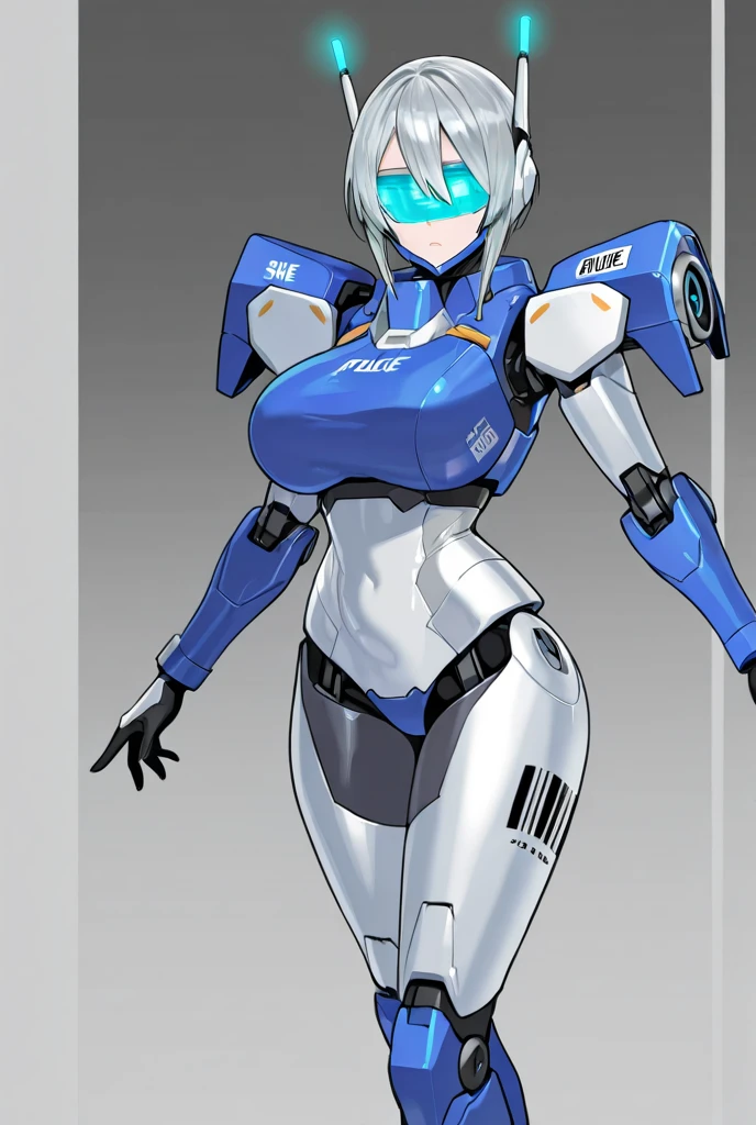(masterpiece, best quality:1.2), 1girl, solo, short hair, plugsuit, large lips, bangs, blonde hair, brown eyes, large breasts, body suit, white body suit, earrings, mole under eye, makeup, lipstick, red lips, simple background <lora:RITSUKO-15:0.6>