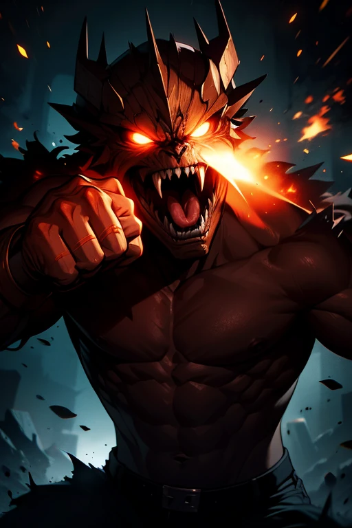 A very angry person