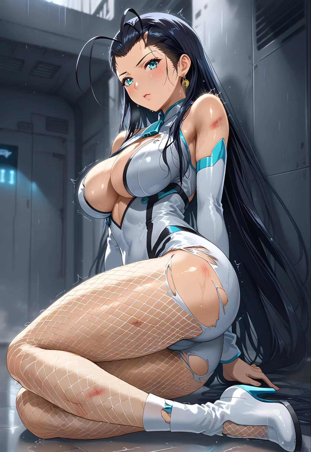 {highest quality、masterpiece、so beautiful、Ultra-high resolution、An illustration、Very delicate and beautiful、Very detailed、CG、wonderful、細かいディテールのmasterpiece、The highest and ultimate art、Very detailed 、CG Unity 8k Wallpaper}、1 girl, Cowboy Shot、(((Super huge breasts)))、(((Doglike Peeing)))、(((Privaty,Nikke))),(((Light blue hair、Twin tails)))、(((Leg spread)))、(((Raise your legs)))、((((Showing pussy))))、(((Perfect Arms)))