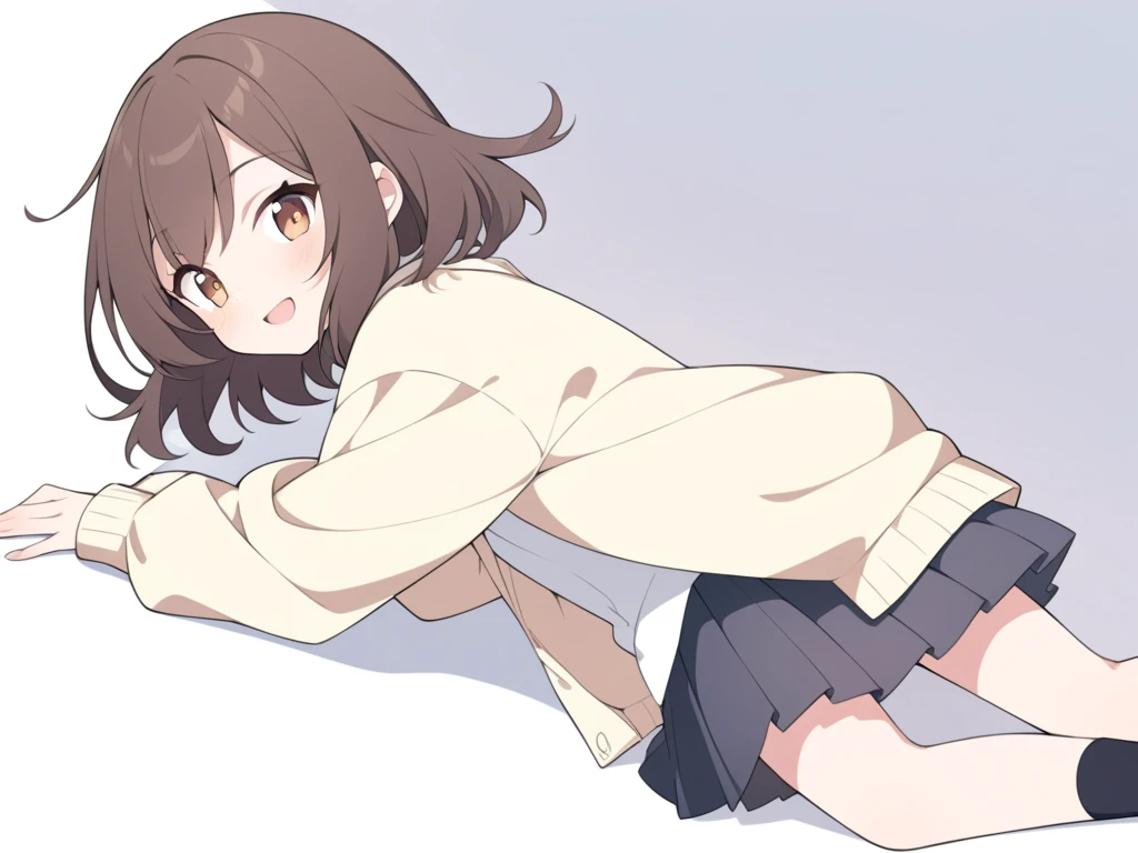 was locked up_in_wall, wallに挟まった, girl, 一人in,