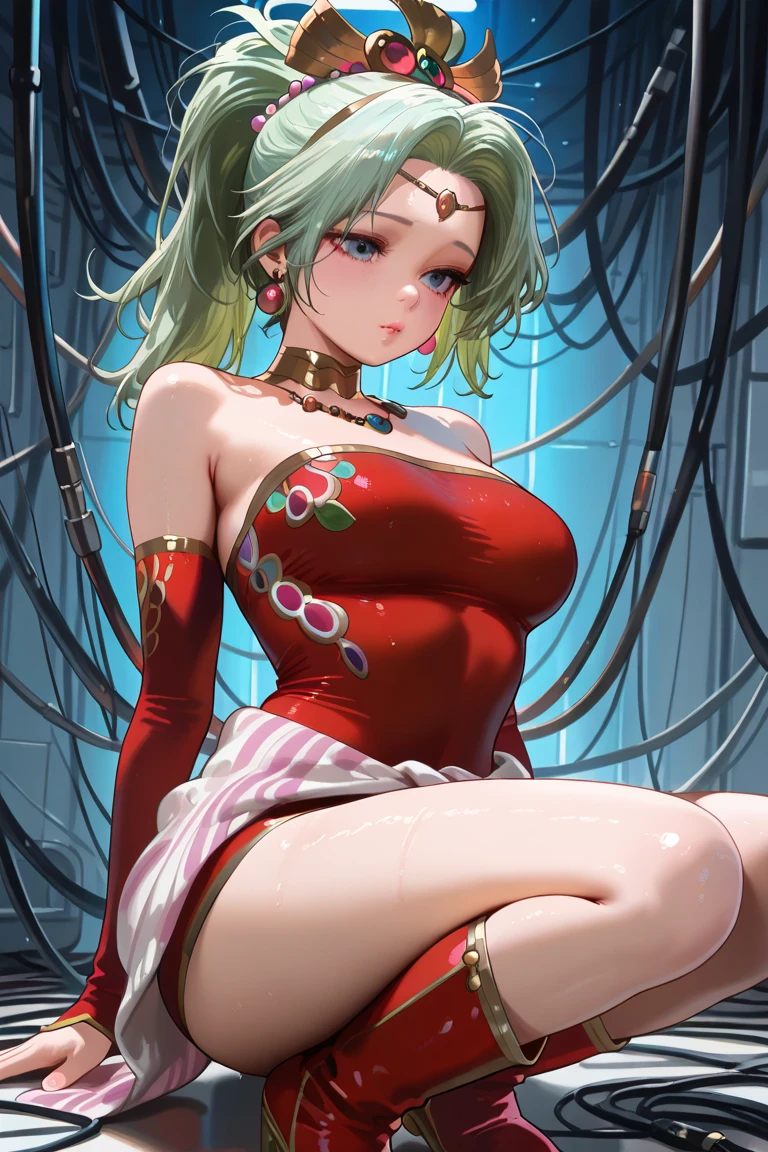 Ultra HD、Ultra high definition、Noise Reduction、perfection、beautiful girl、Bodycon Dress、See-through、Camel Toe、Giant tit、Nipple Puffs、Cleavage、Plump、Super big breasts、Super big butt、Pants, take off pants, ((show off pantsa))、Holding pants in your hands、Earrings、Earrings、necklace、Thick lips、Heterochromia、Bracelet、Caster wheel、first round、Hair Charm、Lip gloss