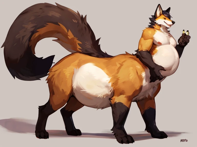 4k ultra quality, 4k full body view,(ultra high detailed body),((feral)) fox,by mystikfox61, by glitter trap boy,feral paws, by bebebebebe,by morethreedee, by seibear,(thick thigh),(chubby thigh),thicc thigh,thick legs,chubby legs,thicc legs,massive butt,enomorous thigh,massive thigh,massive legs,thick lower legs,wide legs,(detailed thigh),(wide thigh),fluffy belly sharp nails,((sfw)),(ultra detailed face),detailed eyes,big tail,fluffy tail,(detailed tail),enomorous tail,bigger tail,huge tail,volumetric light,big paws,(thick paws),fluffy paws,furry paws,enomorous paws,(feral focus), beast,(bigger lower body),(long legs),master works, super fine, 4k resolution, high quality,high picture detail,dark fantasy,illusory engine, Masterpiece,front view,dire fox,faint lighting,enomorous (feral) body,hyper belly,chubby (feral) body,white fur