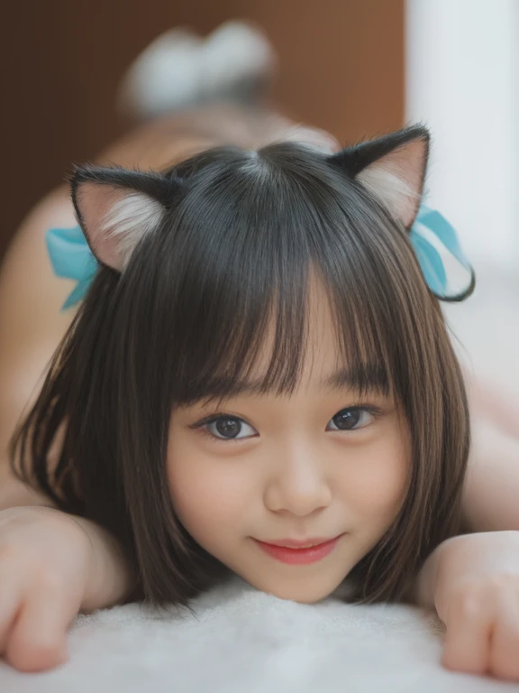 (((best quality、highest resolution、Max Masterpiece、8k)))、(((detailed face)))(((cute face)))(((Baby Face)))(((Young contour)))(((Lovely Eyes and Nose)))、((( Blizzard 10 )))(((model body type)))(((Perfect Podiline)))、(((long straight hair)))、(((Girl with cat ears 5.0)))(((Cat girl)))(((dynamic doggy posing)))(((5.0 )))(((on all fours 3.0)))(((Smile)))(((sweet posing)))