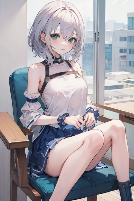 (masterpiece:1.2), (highest quality:1.2), perfect eyes, perfect face, perfect lighting, middle ages, room, 1 boy,blonde aqua eye, ((((((hair over one eye,)))))), Braidスタイル, spike hair, dull bangs, black_bob hair, Braid, Ahoge, robe ((((Transparent white bikini armor)))), Thighhighs, skirt, cute eyes, Medium chest, bright, ((From above)), open your mouth, vivid description,orgasm, I was scared, (abs:0.6) Ahegao, smile+Happy, tooth, anger, sitting,From the side, creining,apart_legs