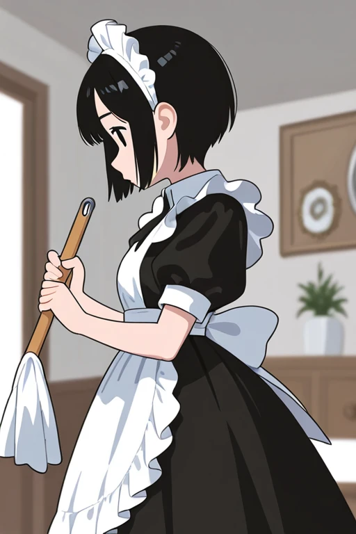 Anime, girl, cute girl, slave, maid, maid uniform, shoes, slave collar, shackles, cold, runny nose, nasal mucus, snot, snot from the nose, handkerchief, you need to sneeze, sneeze yourself, sneeze snot from your nose, desperately want sneeze, cover your nose with your right hand, urinary incontinence, peed, need to pee, pee yourself, pee, pee yourself, cry, really desperately want to pee, scat, diarrhea, crap yourself, need to poop, need to poop, poop in your panties, poop yourself, poop, sneeze, pee and pee yourself: 1.3), desire to sneeze, desire to pee, desire to poop tightly covering the perineum, knees together, feet apart: 1.6), (hand between legs, leaning forward: 1.3), (shaded face, despair, anxiety, sigh, full face flush, embarrassment, looking away: 1.5), (girl can't stand up straight: 1.5), full body, (ultra detailed face, best quality: 1.5), ( from the side), standing, living room, full height.