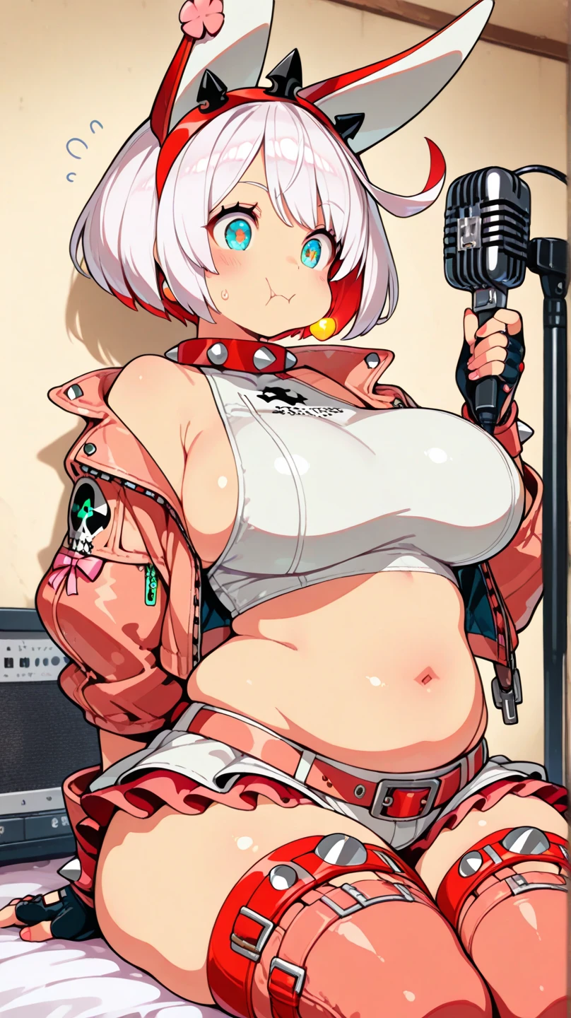 1girl, W \(arknights\), arknights \\\\\ masterpiece, best quality, very aesthetic, absurdres, newest \\\\\\ slim body,///// ,by nyantcha,cutesexyrobutts , by khyle,,////// ,,solo,, , ,,detailed face, , ,, , , , , beautiful face, (white background:1.2), , sexy, , orange eyes, , , rating:nsfw,,big tits,), in the center of the frame,,short hair, ,lingerie garter belt,, black openwork bra, wears a lab coat, hands in pockets stockings, detailed eyes