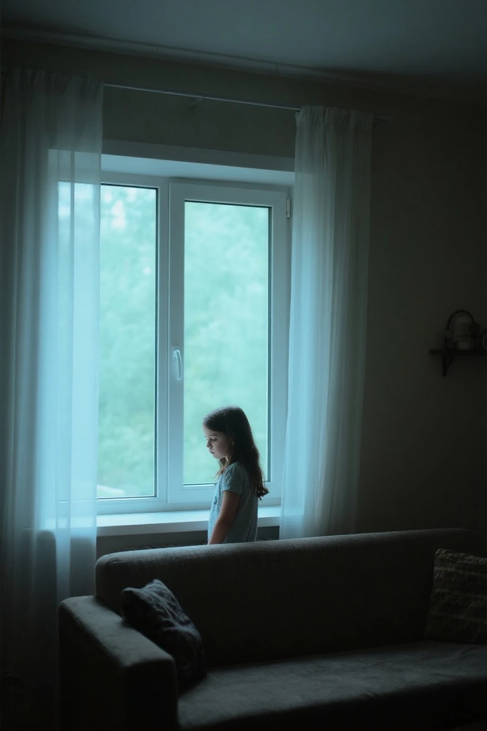 whole body view】It's a child who's looking for a good place for Larissa to live