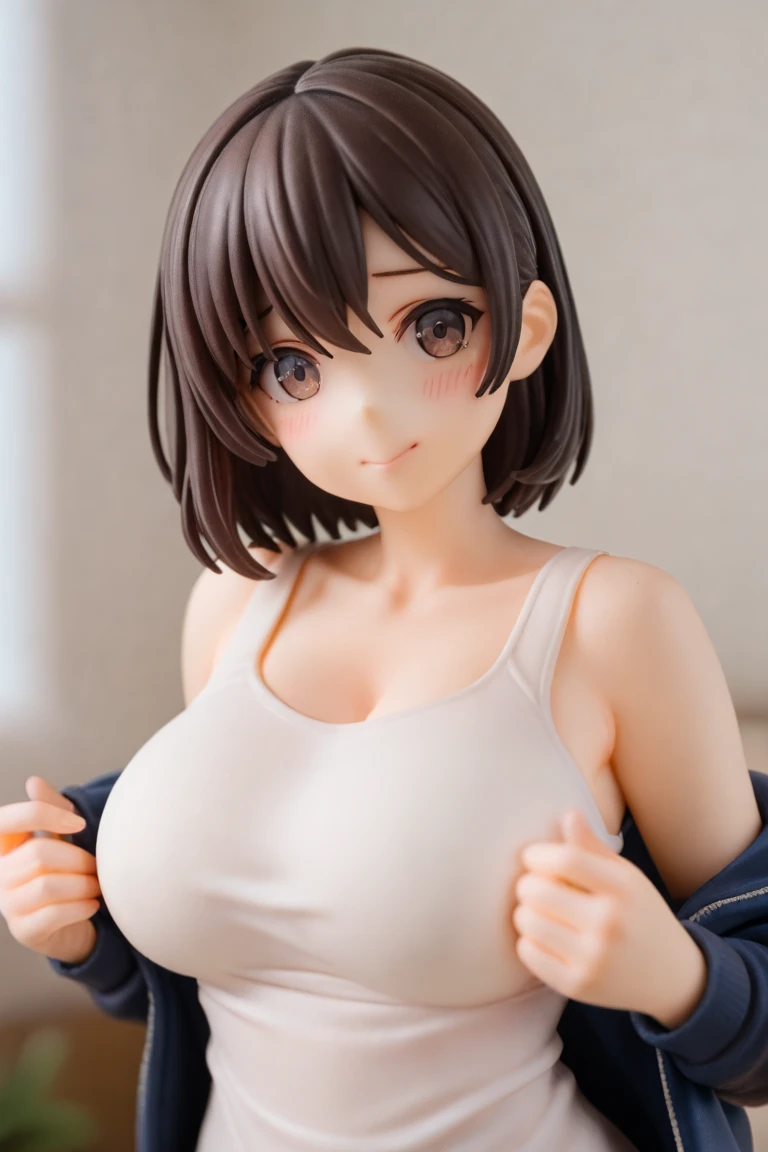 nude,Completely naked,30-year-old woman、Mother,Married women,,Black Hair,Shortcuts、Short Hair、whole body、Being grabbed by the chest、Nipple being held by a finger、Pinch your nipples with your fingers、Hands on chest、My breasts are being massaged、A man is rubbing my breasts、Man's arm、Adult male behind、Focusing on couples (Men and women)、後ろからMy breasts are being massaged、Two characters、A large number of hands、Hand on stomach
